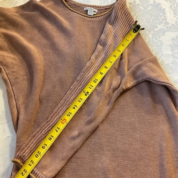 Carbon 2 Cobalt 100% Cotton Pullover Cable Knit Sweater Mens Size Medium - Picture 5 of 9